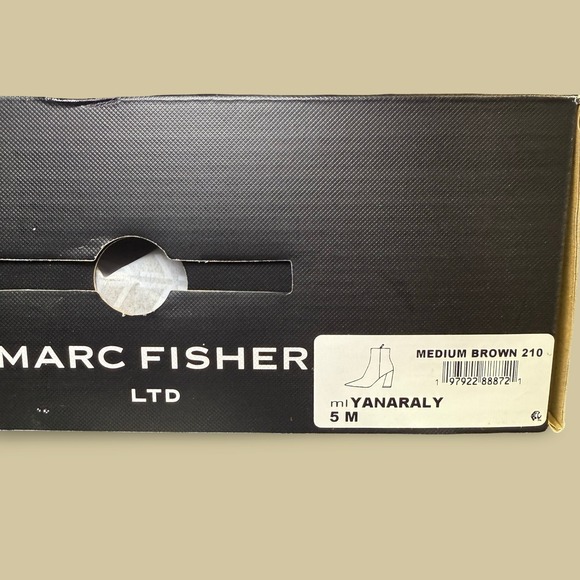 Marc Fisher LTD miYanaraly Sz 5M Leopard Print Ankle Boots Women's New w/ Box - Picture 9 of 9